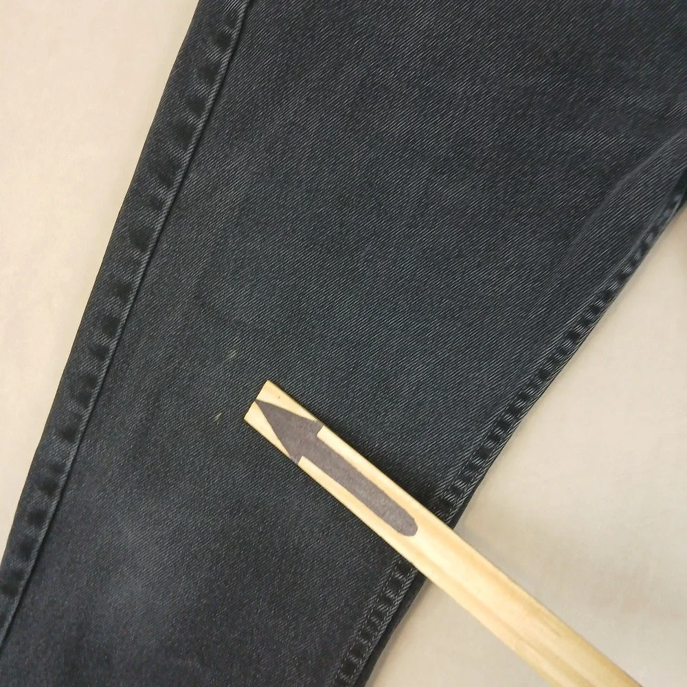 Vintage Levis 505 32x28 Mens Jeans Faded Black‎ FLAWS City Straight Grunge